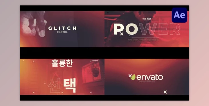 Download Glitch Demo Reel for After Effects (Videohive 47639405) - AE Project