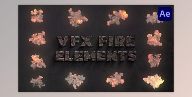 Download VFX Fire Elements for After Effects (Videohive 47638727) - AE Project
