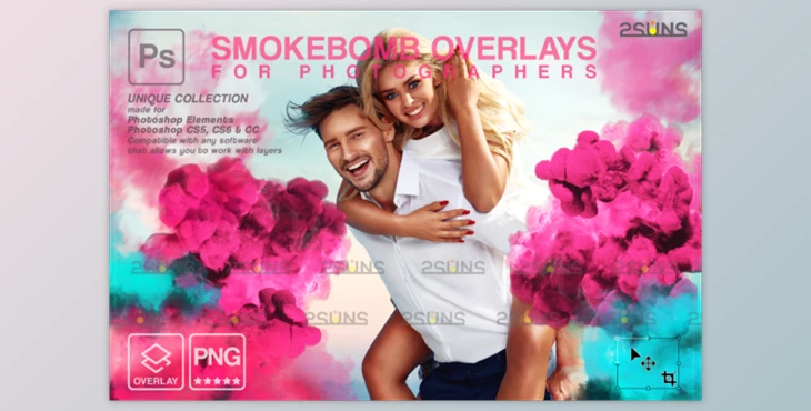 Download Gender Reveal Smoke Photoshop Overlay