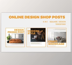 Download Online Design Shop Posts (Videohive 47646703) - AE Project