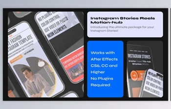 Download Instagram Stories-<span class='badge badge-warning'>Reels</span> for Youtube and Tik Tok (Videohive 47602723) - AE Project