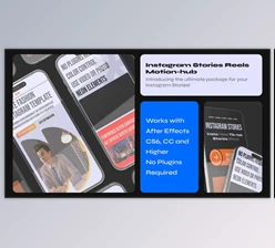 Download Instagram Stories-Reels for Youtube and Tik Tok (Videohive 47602723) - AE Project