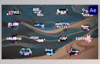 Download Animated Plates for After <span class='badge badge-warning'>Effects</span> (Videohive 47639588) - AE Project