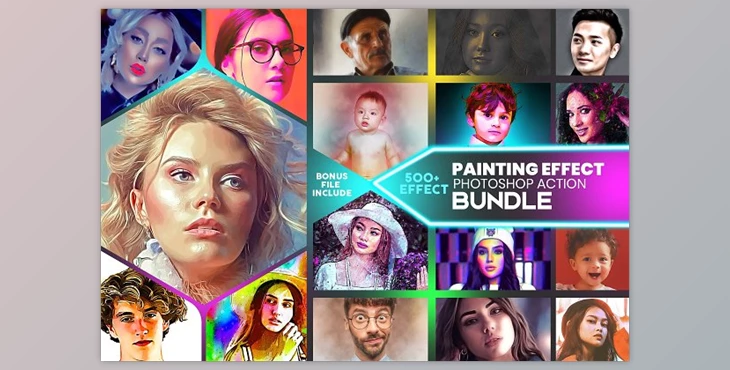 Download 500+ Photoshop Action Bundle