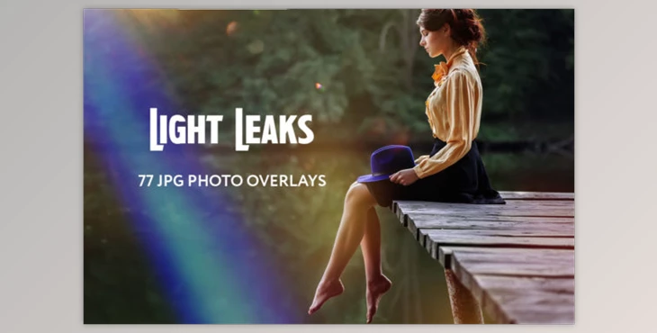 Download 77 Light Leaks Photo Overlays