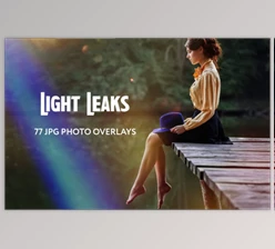 Download 77 Light Leaks Photo Overlays