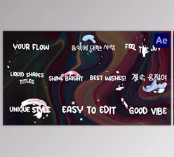 Download Liquid Shapes Titles for After Effects (Videohive 47602779) - AE Project