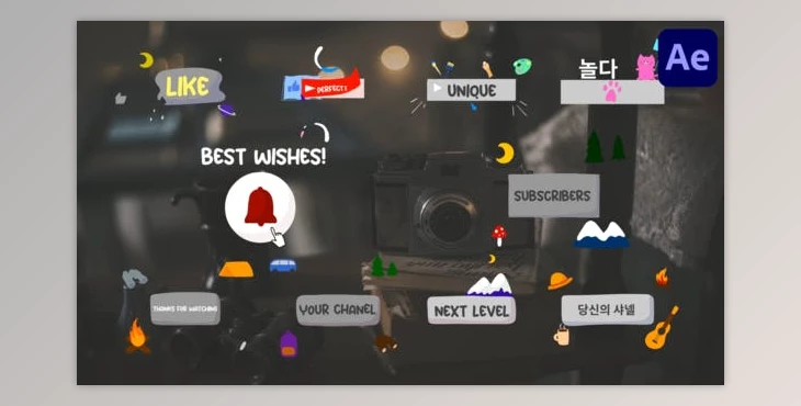 Download Cartoon Cute Subscribers for After Effects (Videohive 47657764) - AE Project
