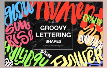 Download Groovy <span class='badge badge-warning'>Lettering</span> Shapes KJ73CTE