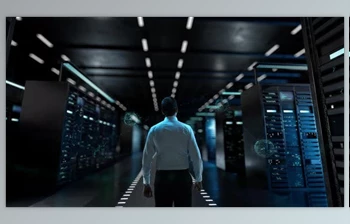 Download Distance <span class='badge badge-warning'>Learning</span> IT Administrator Activating Modern Data Center Server with Hologram (Videohive 47612396)
