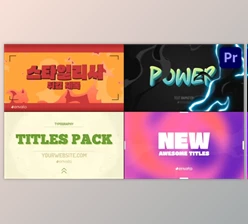 Download Action Typography Titles | Premiere Pro MOGRT (Videohive 47676413)
