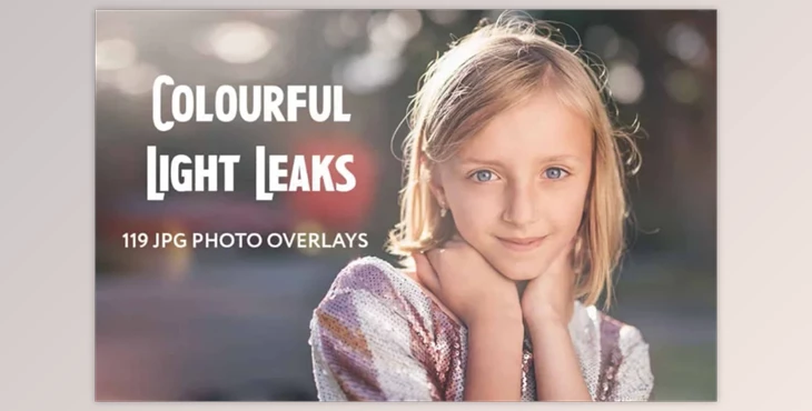 Download 119 Colorful Light Leaks Photo Overlays