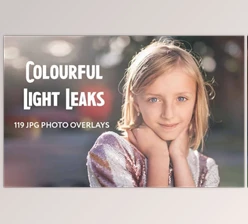 Download 119 Colorful Light Leaks Photo Overlays