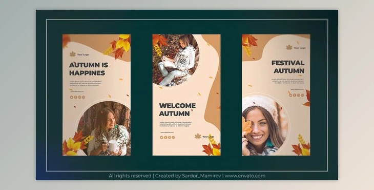 Download Autumn Instagram Story MOGRT (Videohive 47626341)