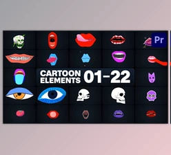 Download Cartoon Elements for Premiere Pro (Videohive 47674993)
