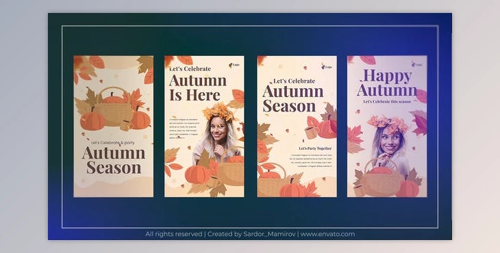 Download Autumn season instagram stories MOGRT (Videohive 47626810) - PR Project