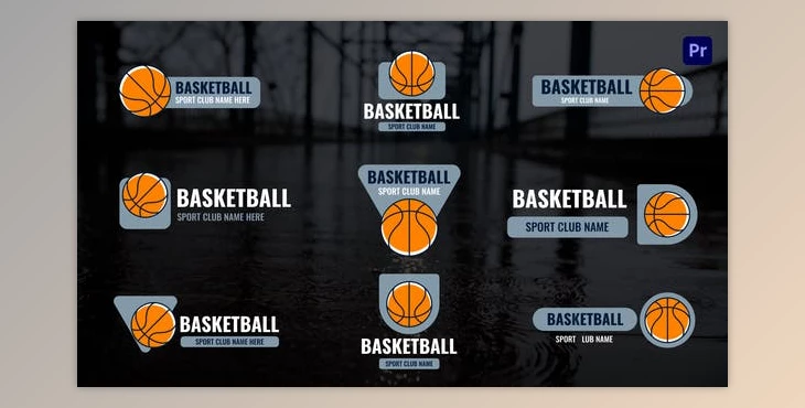 Download Basketball Titles Premiere Pro (Videohive 47643051) - PR Project