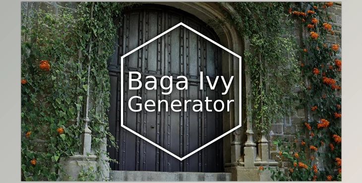 Download Baga Ivy Generator v2.0.2 (Blender)
