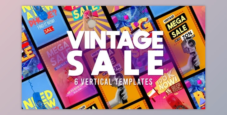 Download Vintage Sales Stories (Videohive 47821724) - AE Project