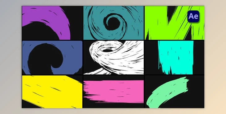 Download Sribble Transtions [After Effects] (Videohive 47733620) - AE Project