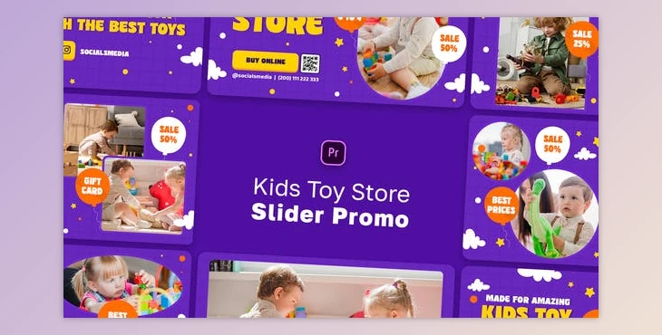 Download Kids Toy Stores Slider Promo MOGRT (Videohive 47564025)