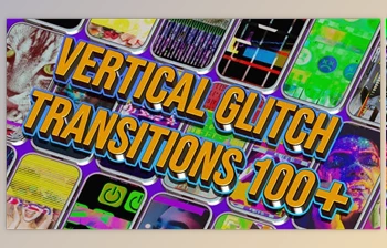 Download 110 Vertical Glitch Transition <span class='badge badge-warning'>Pack</span> (<span class='badge badge-warning'>Videohive</span> 47875253) - AE Project