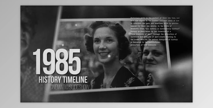 Download History Timeline Slideshow - Pictures from the Past (Videohive 47879642) - AE Project