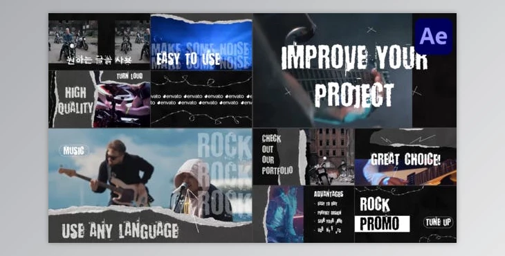 Download Rock Promo for After Effects (Videohive 47834661) - AE Project