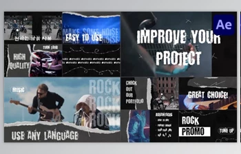 Download Rock Promo for After <span class='badge badge-warning'>Effects</span> (Videohive 47834661) - AE Project