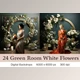 Download 24 Green Room White Flowers Backdrops
