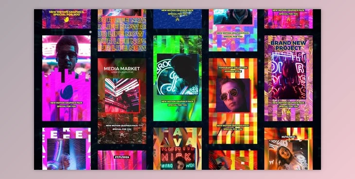 Download Colorful Abstract Stories (Videohive 47911215) - AE Project