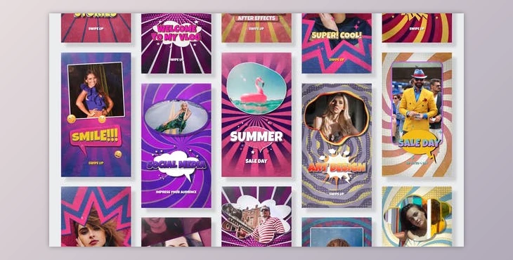 Download Comics Stories (Videohive 47898570) - AE Project