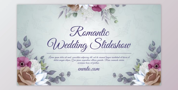Download Ink Romantc Wedding Slideshow (Videohive 47935922) - AE Project