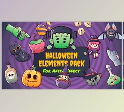 Download Halloween Animated Elements (Videohive 47926927) - AE Project