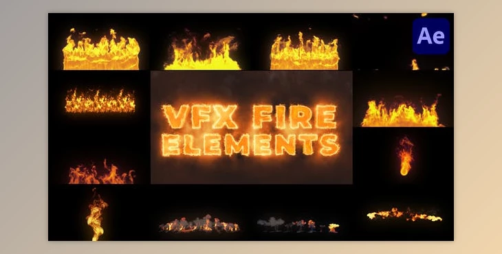 Download VFX Fire Elements for After Effects (Videohive 47981997) - AE Project