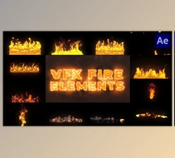 Download VFX Fire Elements for After Effects (Videohive 47981997) - AE Project