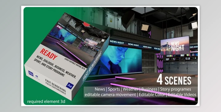 Download Virtual Studio MDT 01 (Videohive 37671860) - AE Project