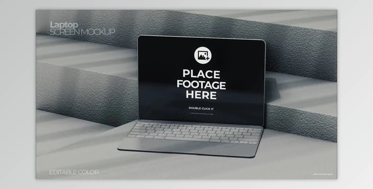 Download Laptop Screen Mockup (Videohive 48020036) - AE Project