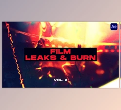 Download Film Leaks & Burn Transitions VOL. 2 | After Effects (Videohive 48017075) - AE Project