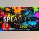 Download 50 HQ SPLASHES Brushes for Photoshop