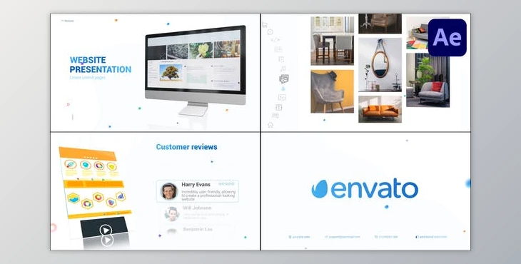 Download Web Constructor Website Presentation for After Effects (Videohive 48023059) - AE Project