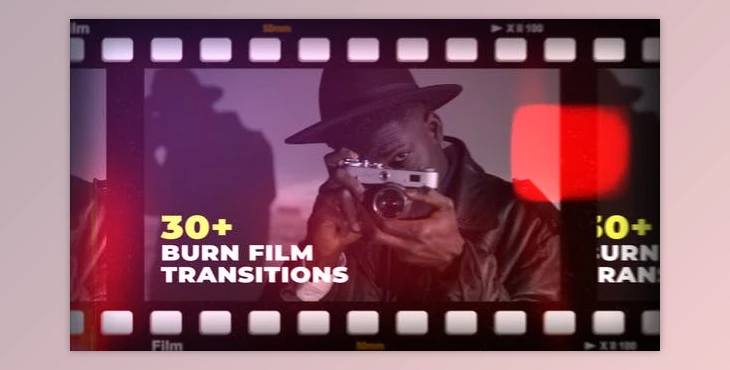 Download Film Burn Transitions (Videohive 48059329) - AE Project