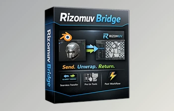 Blender - Download Rizomuv Bridge v3.2.1 Ultimate <span class='badge badge-warning'>Edition</span>