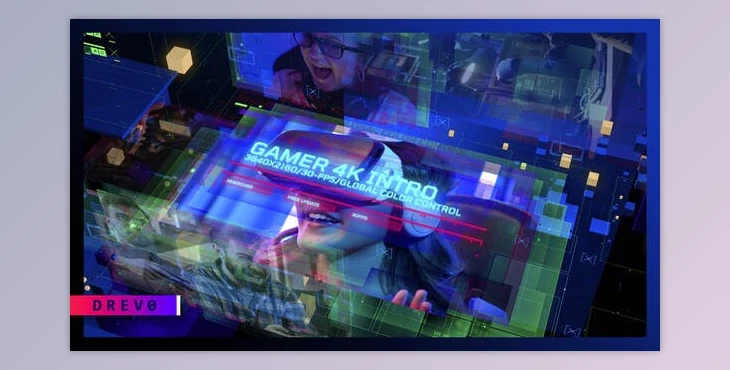 Download Gamer Intro/ Playstation 5/ Cyber Sport/ Hi-Tech/ 3D Glitch/ HUD UI/ Streamer/ CS GO/ FPS/ VR/ 4K/ I (Videohive 33062825) - AE Project