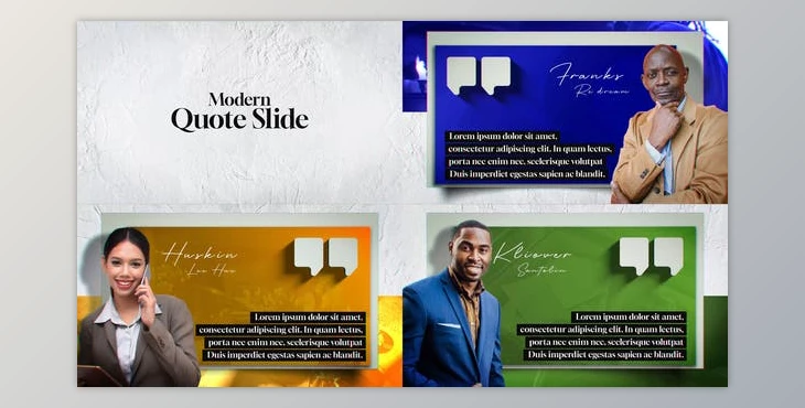 Download Modern Quote Slide (Videohive 48032011) - AE Project