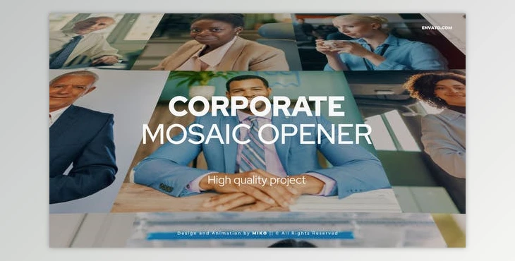 Download Corporate Mosaic Opener (Videohive 48066603) - AE Project