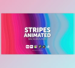 Download Stripes Animated Backgrounds (Videohive 48124040) - AE Project