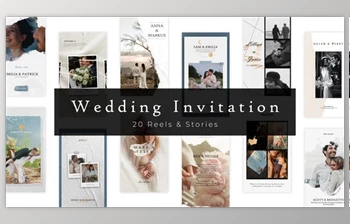 Download 20 Elegant <span class='badge badge-warning'>Wedding</span> Invitation Reels and <span class='badge badge-warning'>Stories</span> (Videohive 48199130) - AE Project