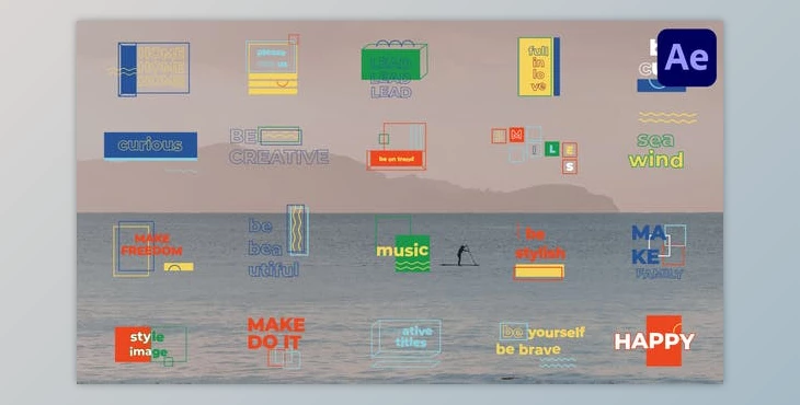 Download Creative Geometric Titles for After Effects (Videohive 48213911) - AE Project