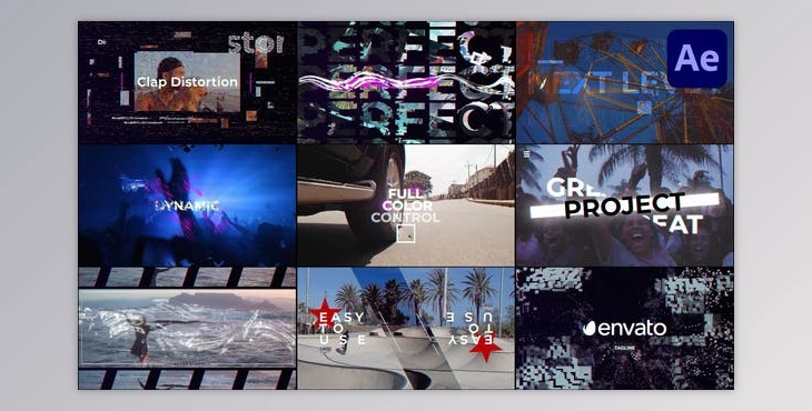 Download Claps Distortion for After Effects (Videohive 48190754) - AE Project